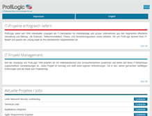 Tablet Screenshot of profilogic.ch
